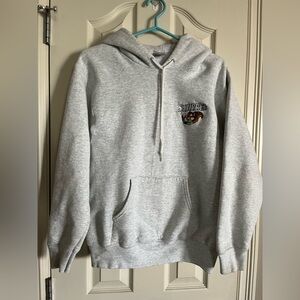 Squirrel Peanut Butter Fruit of the Loom Gray Hoodie